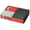 Singapore Flag Distressed Xbox One Console Skin